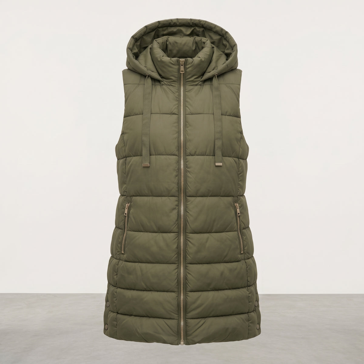 Aspen Longline Puffer Gilet