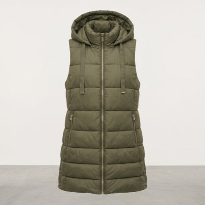 Aspen Longline Puffer Gilet